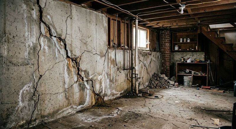 Basement Crack Repair in Lake Hopatcong, NJ