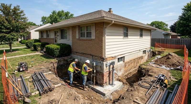 Building Foundation Repair in Oak Ridge, NJ