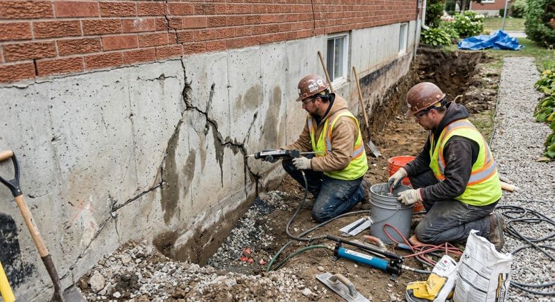 Cracked Foundation Repair in Denville, NJ