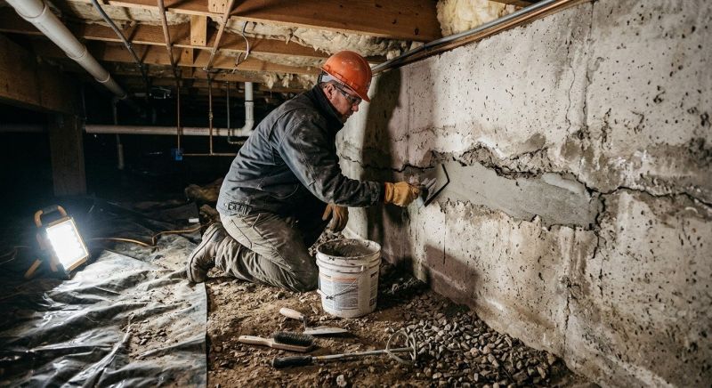 Cracked Foundation Repair in Flanders, NJ
