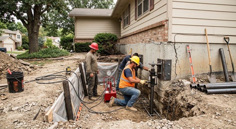 Cracked Foundation Repair in Maplewood, NJ