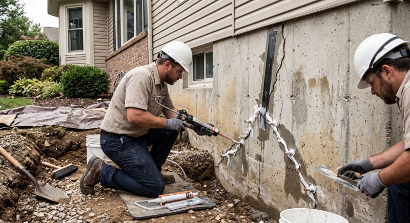 Cracked Foundation Repair in Ringwood, NJ