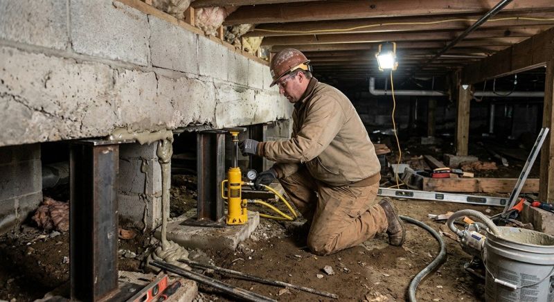 Crawl Space Leveling in Lake Hopatcong, NJ