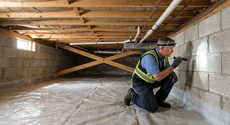 Crawl Space Leveling in Lake Hopatcong, NJ