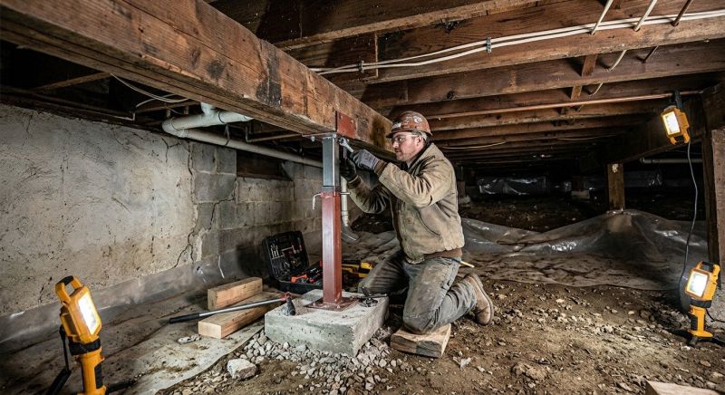 Crawlspace Foundation Repair in Bushkill, PA