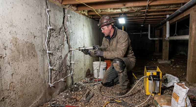 Crawlspace Foundation Repair in Lake Hopatcong, NJ