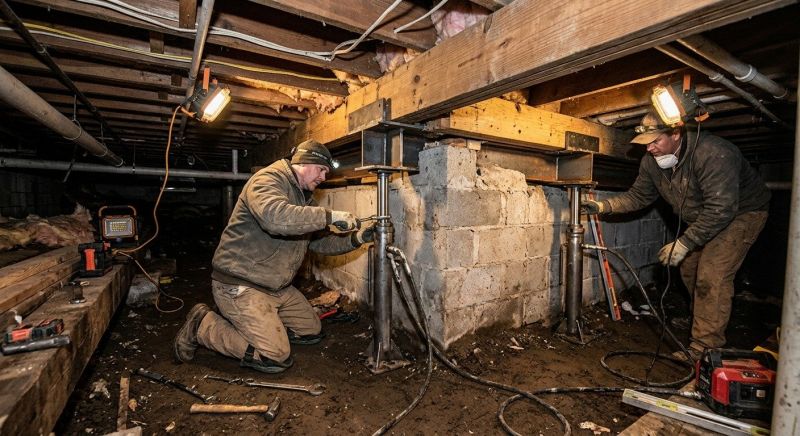 Emergency Foundation Repair in Lake Hopatcong, NJ
