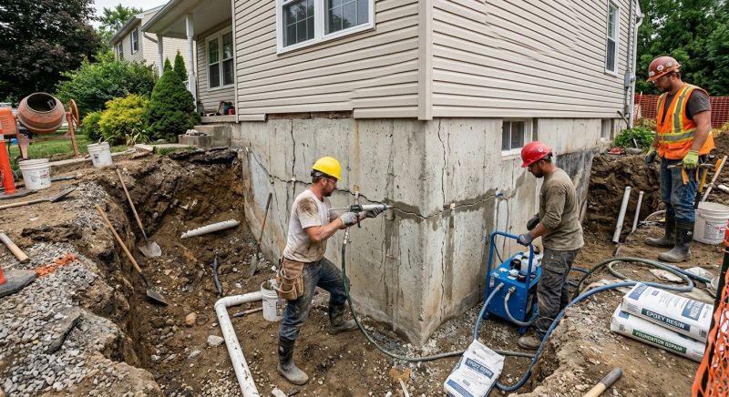 Foundation Damage Repair in Franklin, NJ