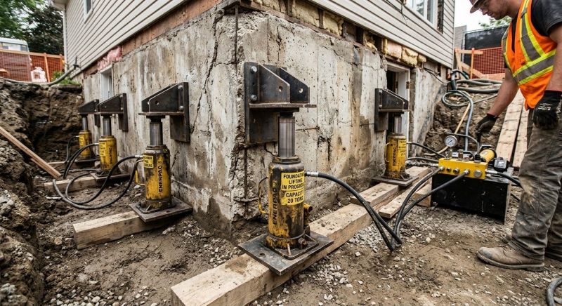 Foundation Jacking in Bridgewater, NJ