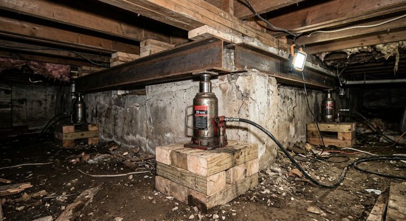 Foundation Jacking in Morristown, NJ
