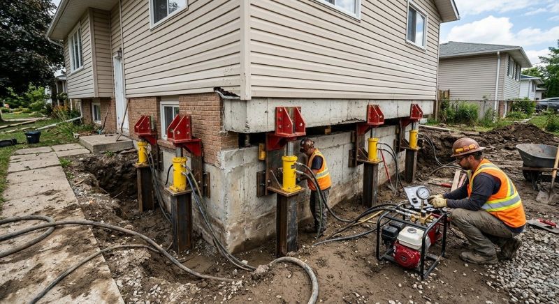 Foundation Lifting in Hopatcong, NJ