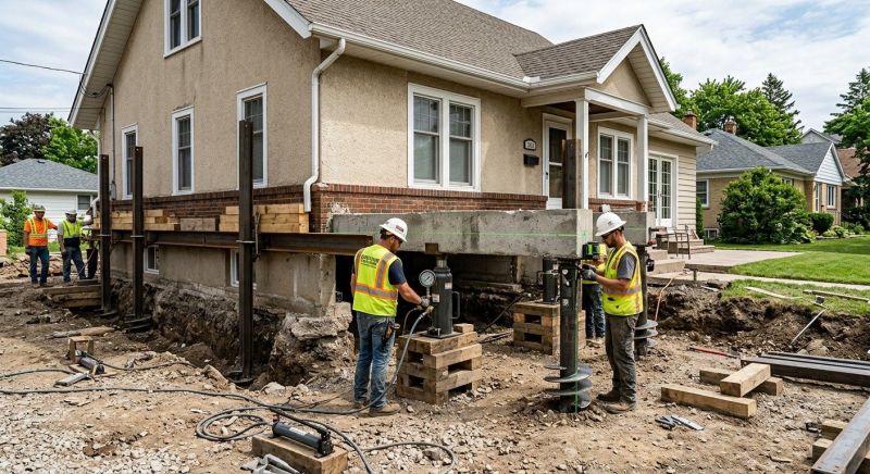 Foundation Releveling in Lake Hopatcong, NJ