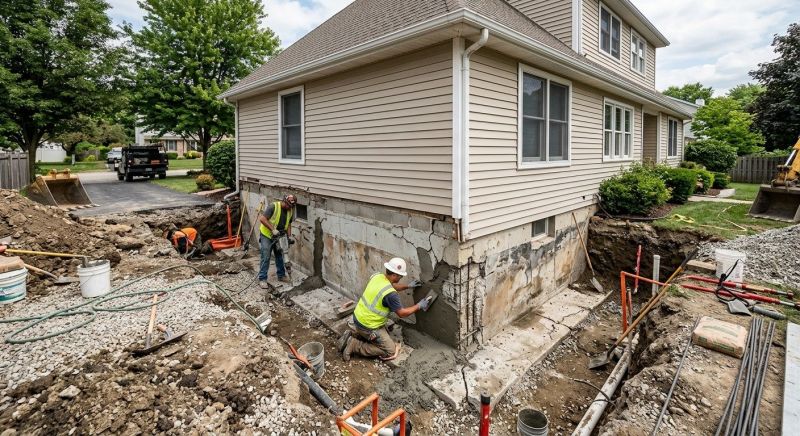 Foundation Restoration in Lake Hopatcong, NJ
