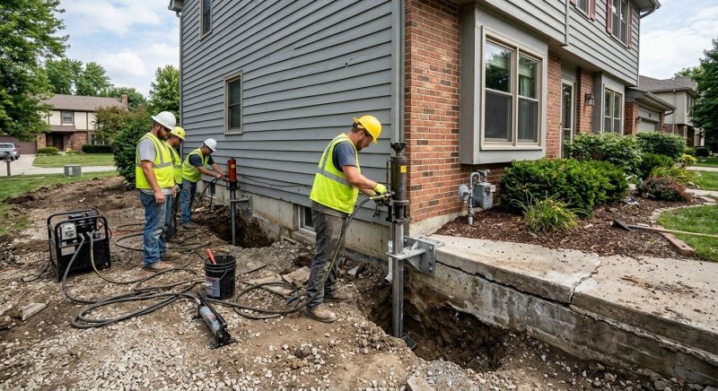 Foundation Stabilizing in Berkeley Heights, NJ