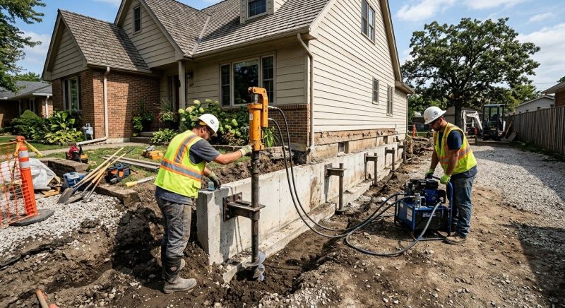 Foundation Stabilizing in Lake Hopatcong, NJ