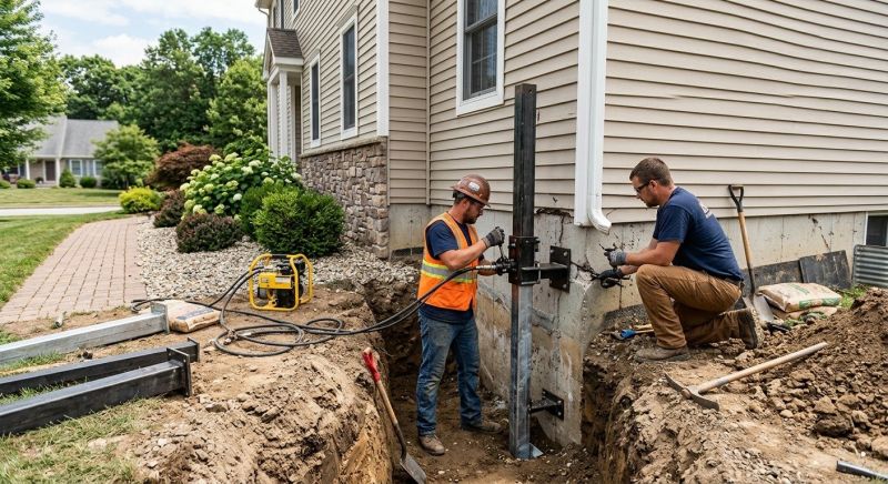 Foundation Stabilizing in Madison, NJ