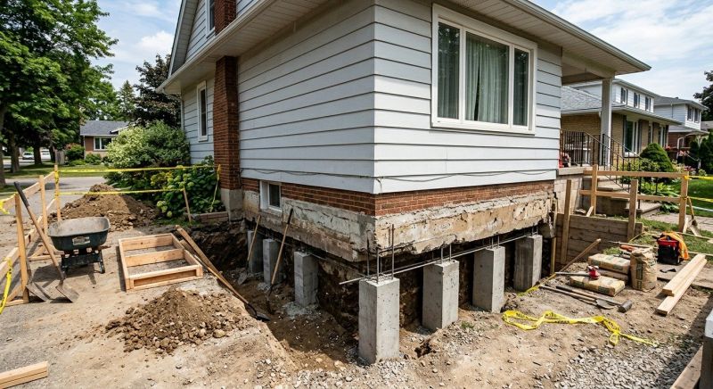 Foundation Underpinning in Lake Hopatcong, NJ