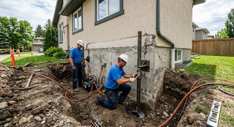 Helical Piers Installation in Lake Hopatcong, NJ