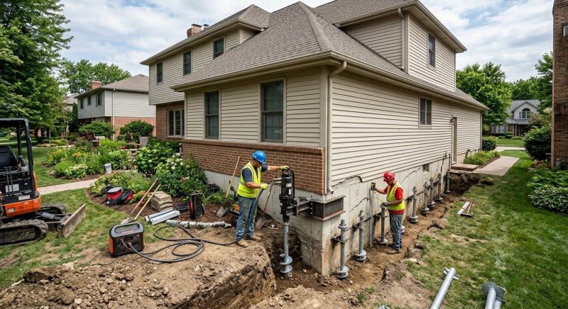 Helical Pile Installation in Lake Hopatcong, NJ