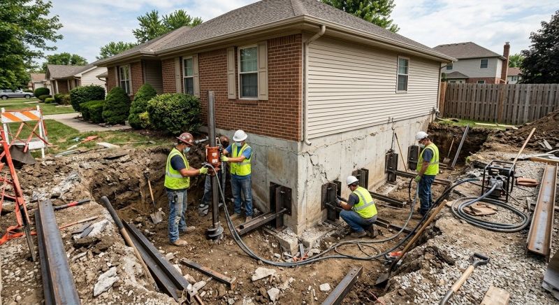 House Foundation Repair in Gillette, NJ