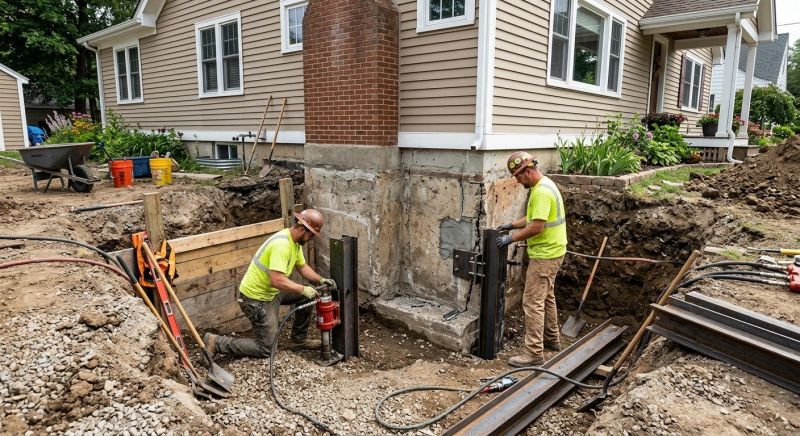 House Foundation Repair in Hackettstown, NJ