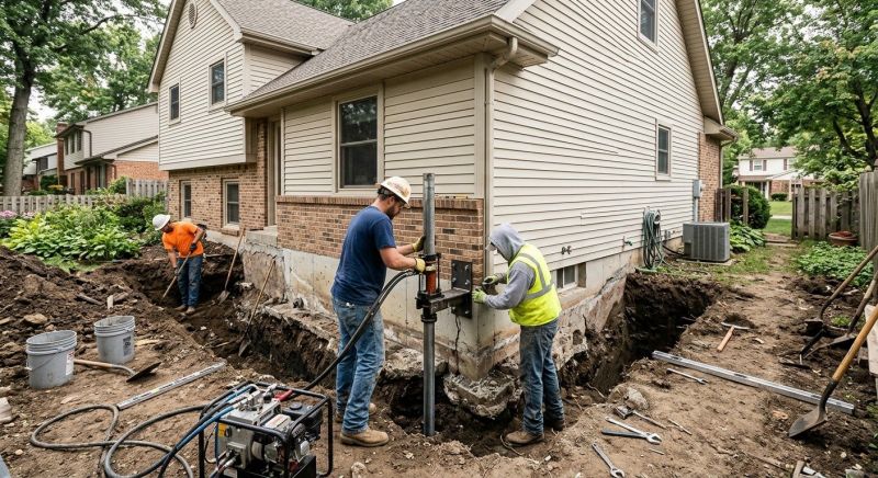 House Foundation Repair in Hackettstown, NJ