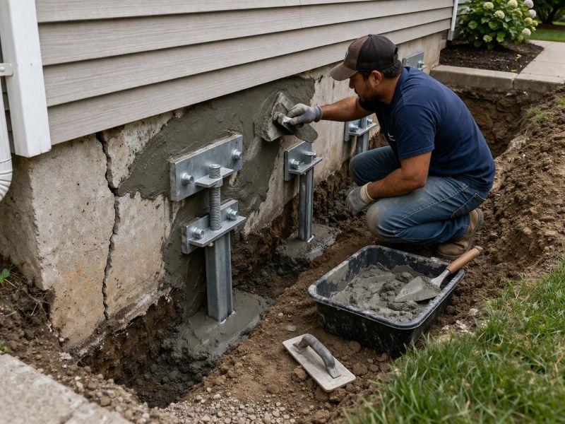 House Foundation Repair in Newton, NJ
