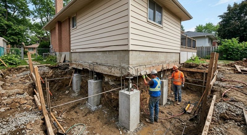 House Underpinning in Lake Hopatcong, NJ