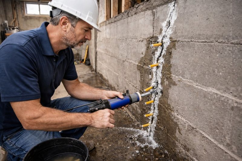 Leaking Foundation Repair in Lake Hopatcong, NJ