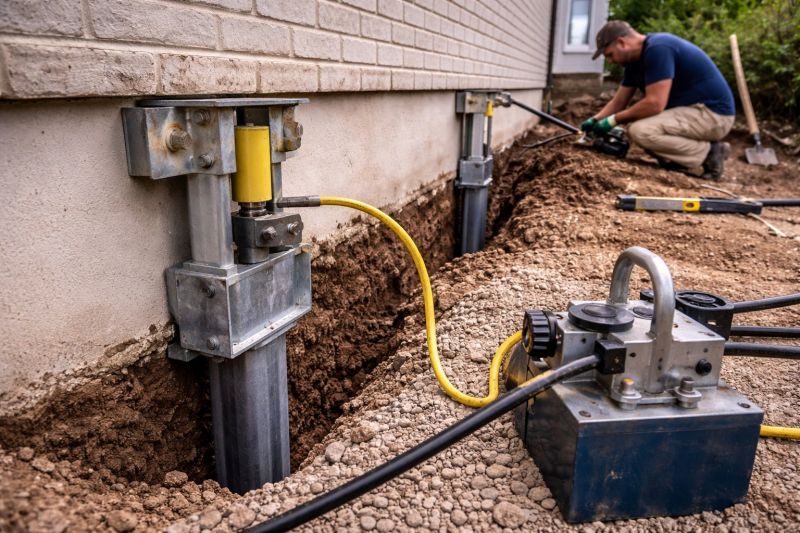 Sinking Foundation Repair in Califon, NJ