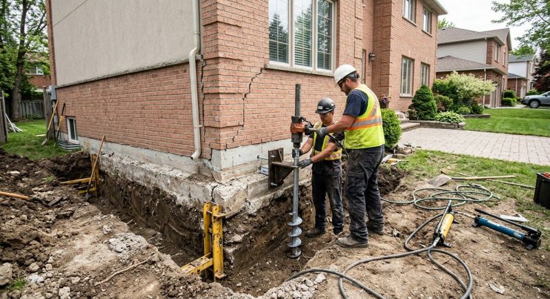 Sinking Foundation Repair in Chester, NJ