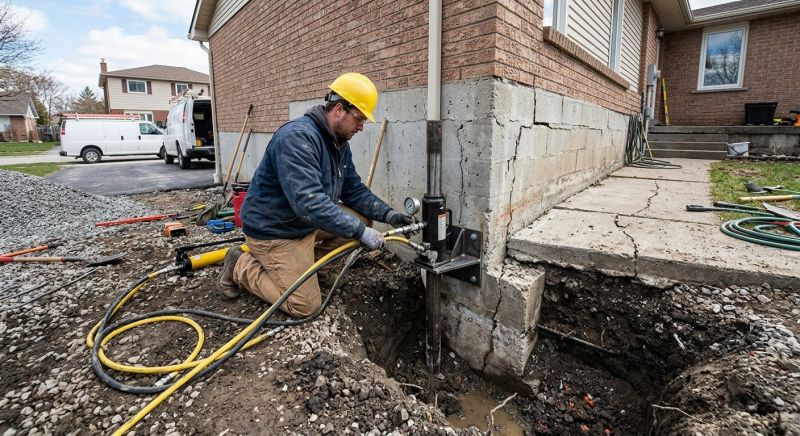 Sinking Foundation Repair in Florham Park, NJ