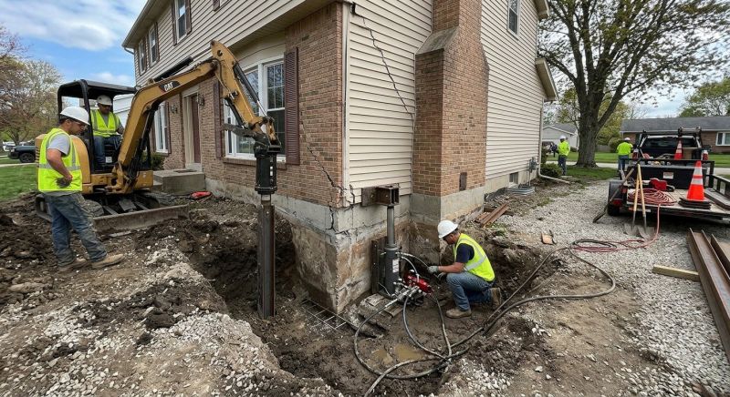 Sinking Foundation Repair in Hackettstown, NJ