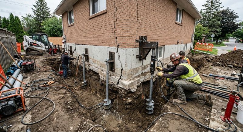 Sinking Foundation Repair in Highland Lakes, NJ