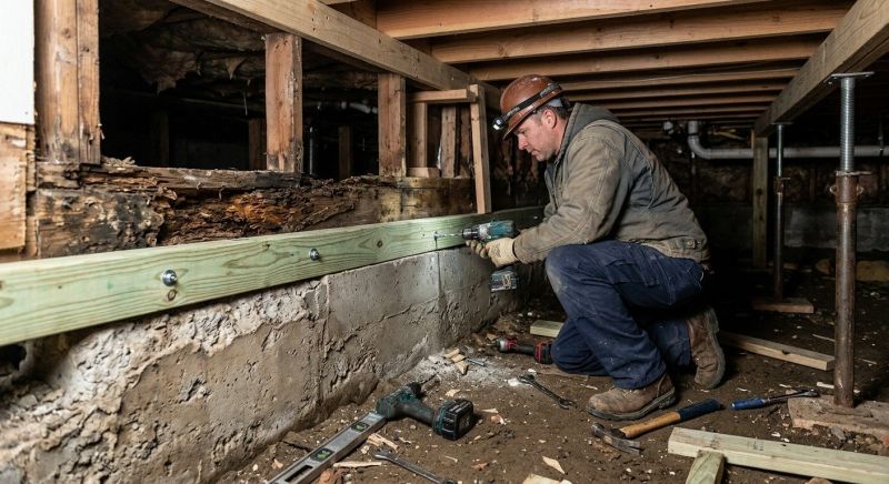Sinking Foundation Repair in Livingston, NJ