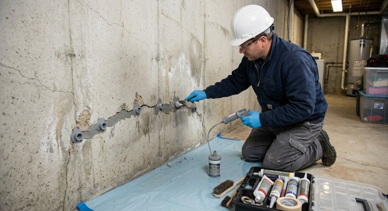 Structural Crack Repair in Lake Hopatcong, NJ