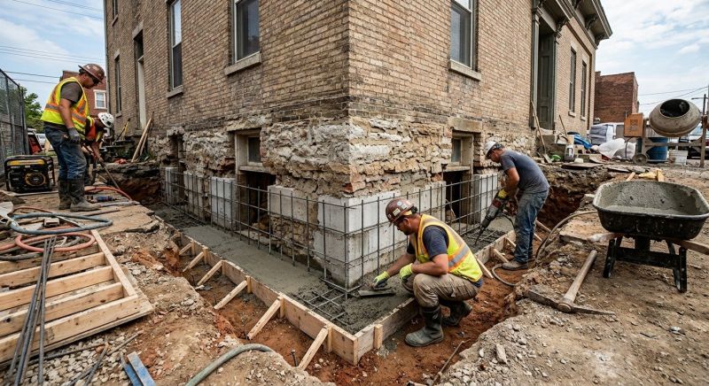 Underpinning Repair in Lake Hopatcong, NJ